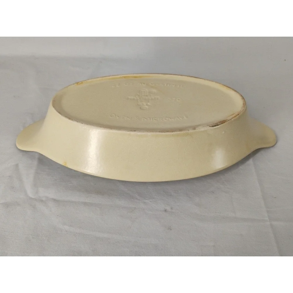 Vintage Pfaltzgraff Village Au Gratin #270 Dish Plate‎ Platter